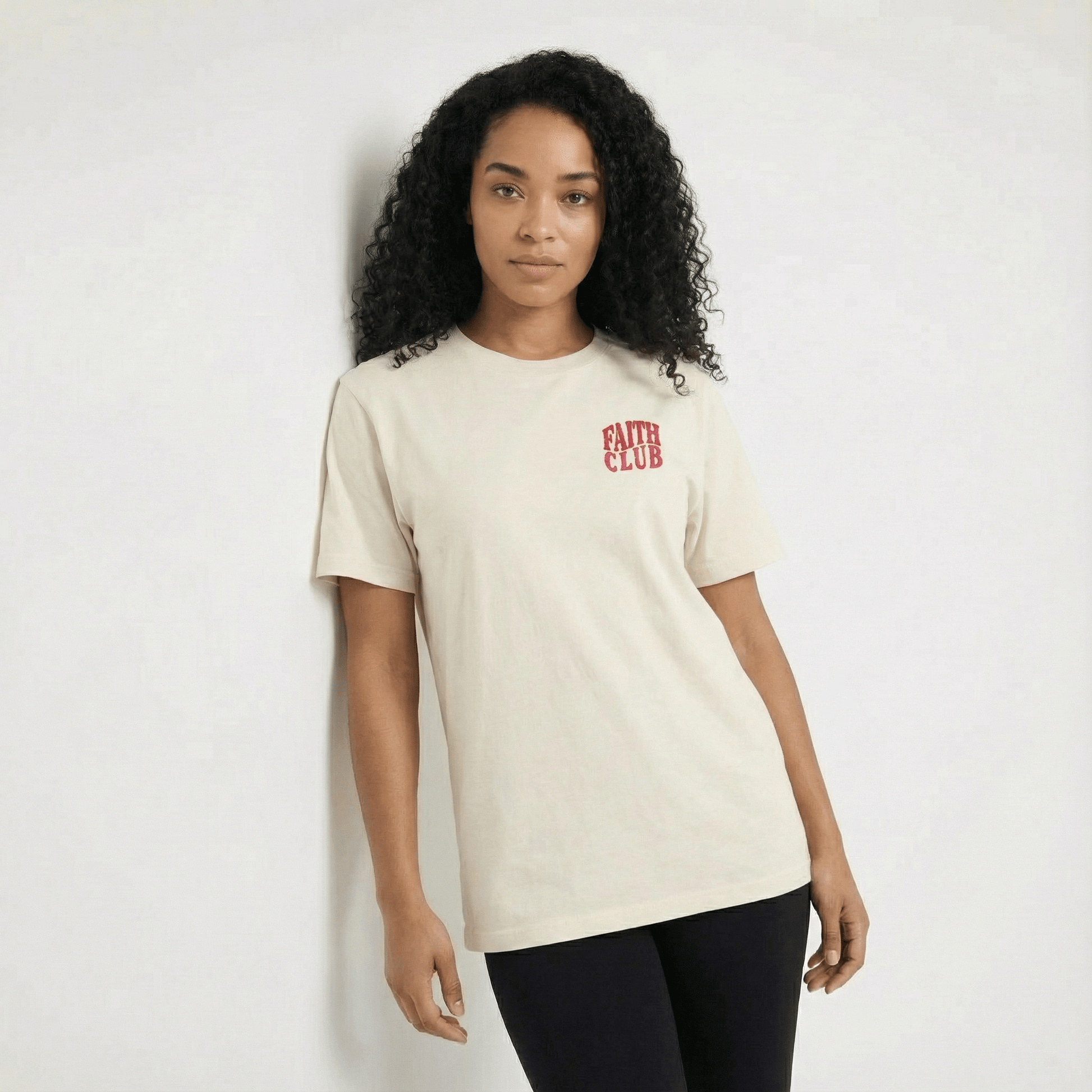 Mercy & More T-Shirt Ivory / S Faith Club Tee