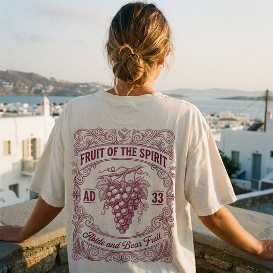 Mercy & More T-Shirt Ivory / S Fruit Of The Spirit Tee