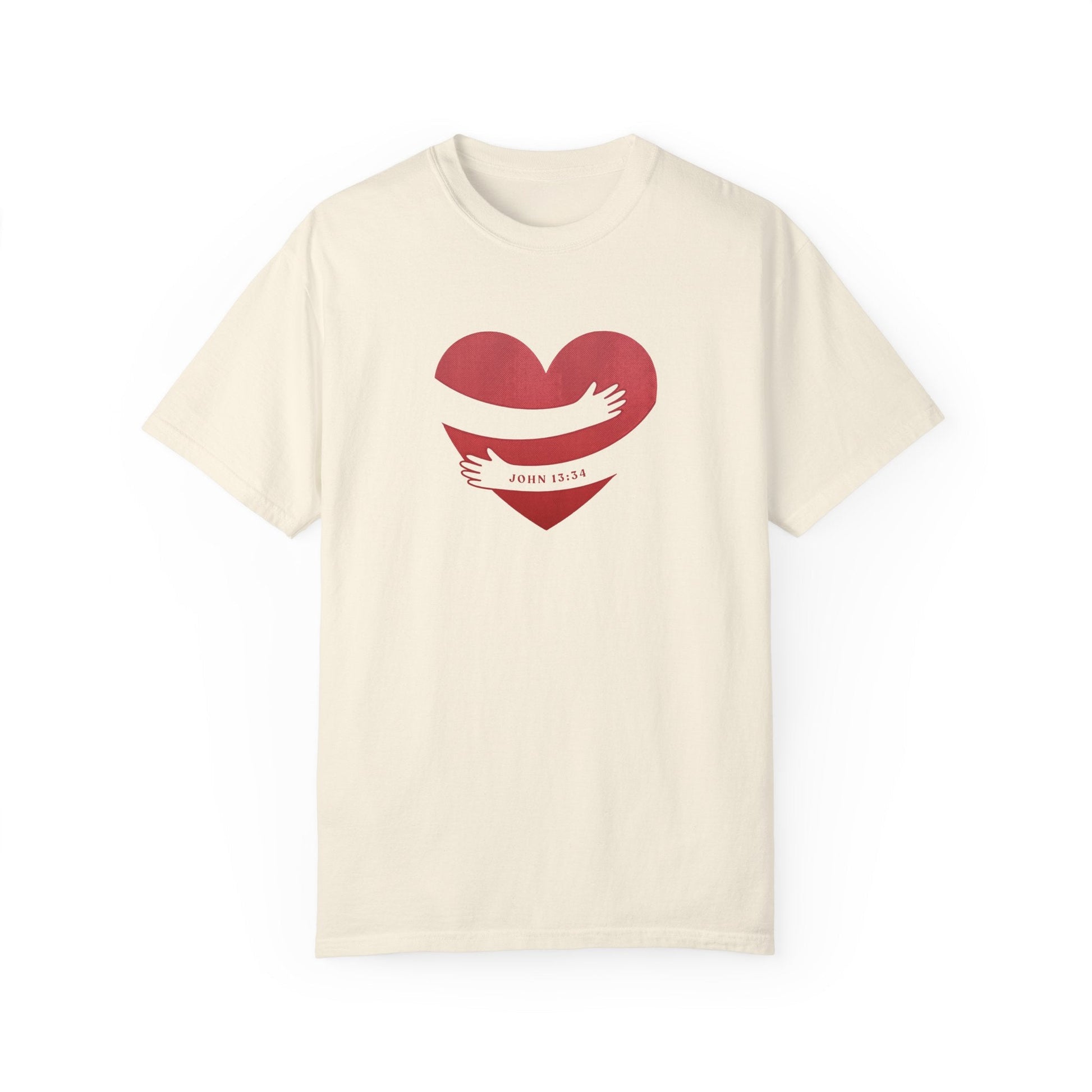 Mercy & More T-Shirt Ivory / S Heart Hug Heavyweight Tee