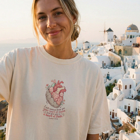 Mercy & More T-Shirt Ivory / S Heart Of Flesh Tee