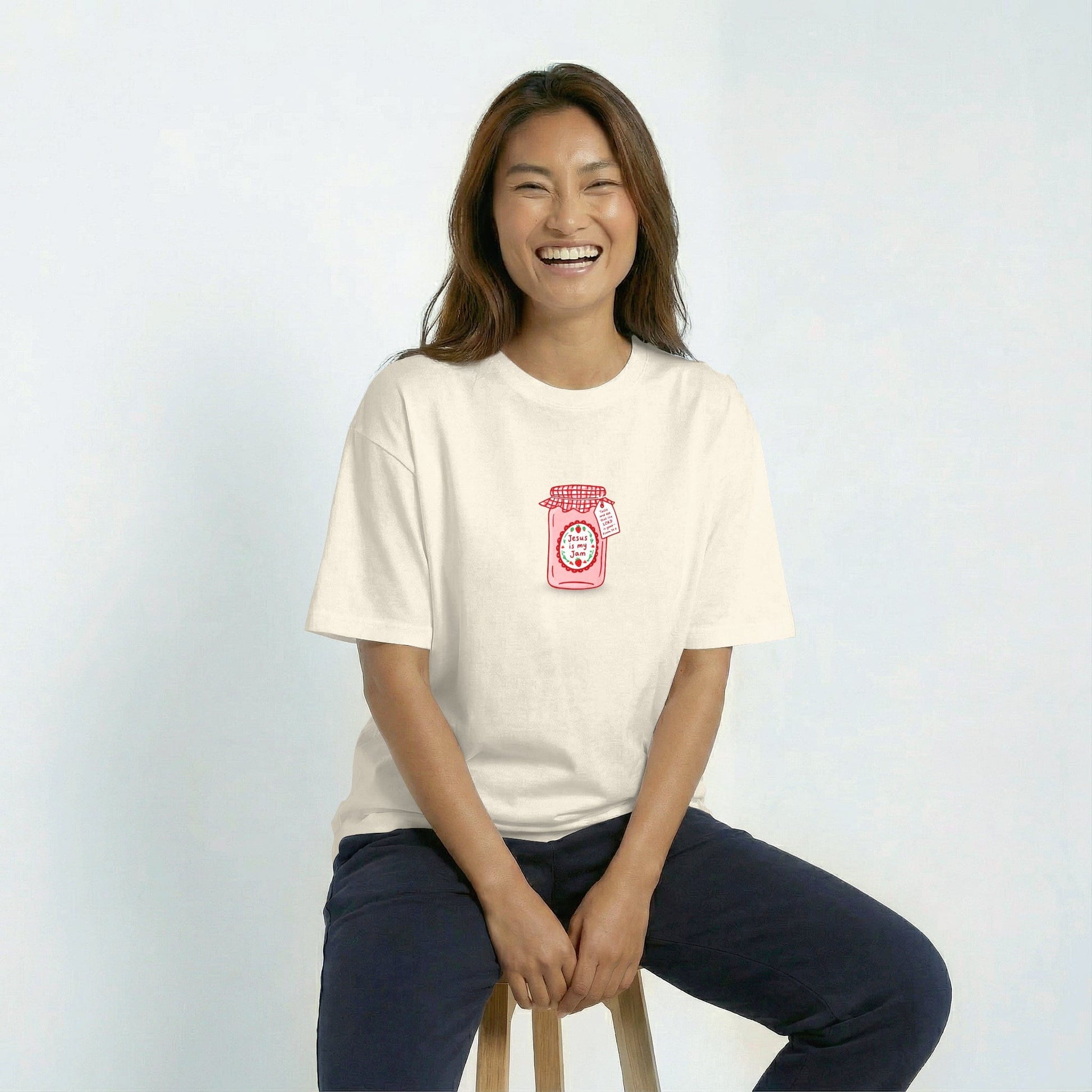 Mercy & More T-Shirt Ivory / S Jesus Is My Jam Tee