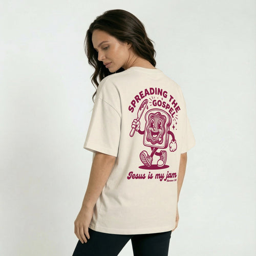 Mercy & More T-Shirt Ivory / S Jesus Is My Jam Tee