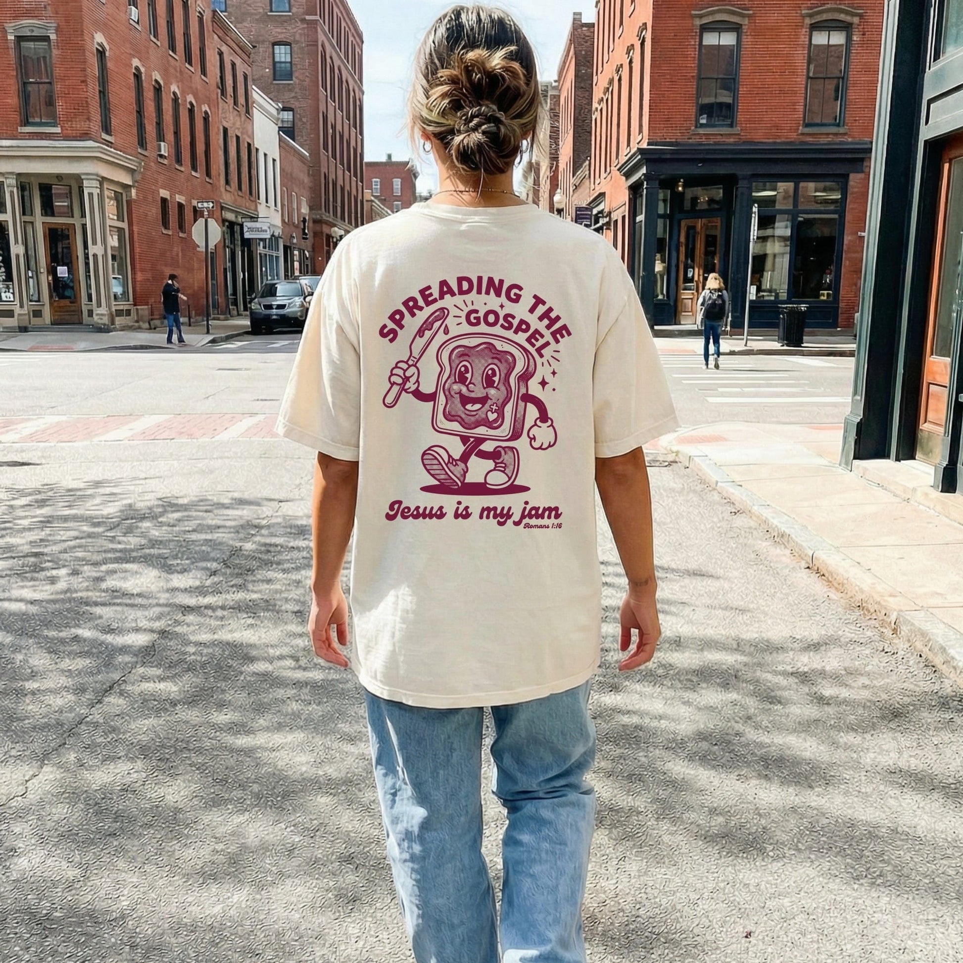 Mercy & More T-Shirt Ivory / S Jesus Is My Jam Tee