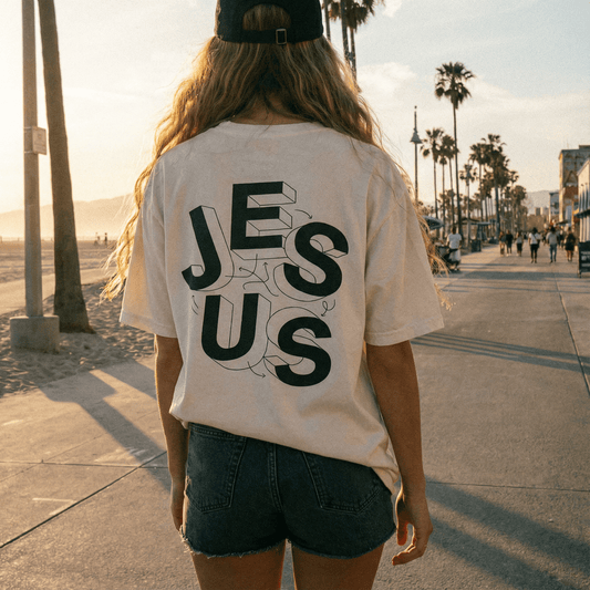 Mercy & More T-Shirt Ivory / S Jesus Tee