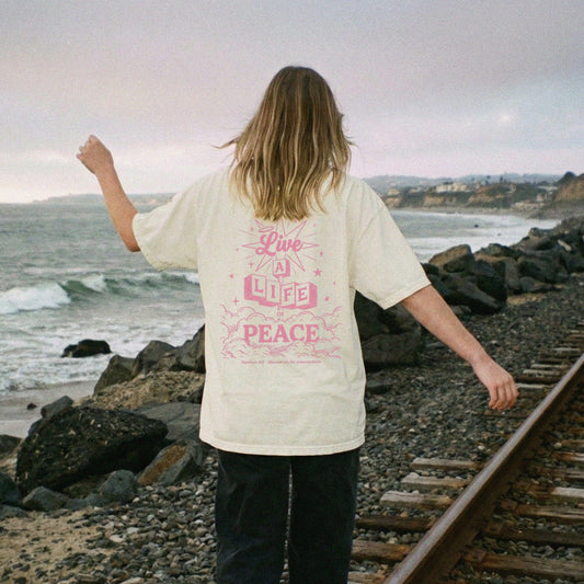 Mercy & More T-Shirt Ivory / S Life Of Peace Tee