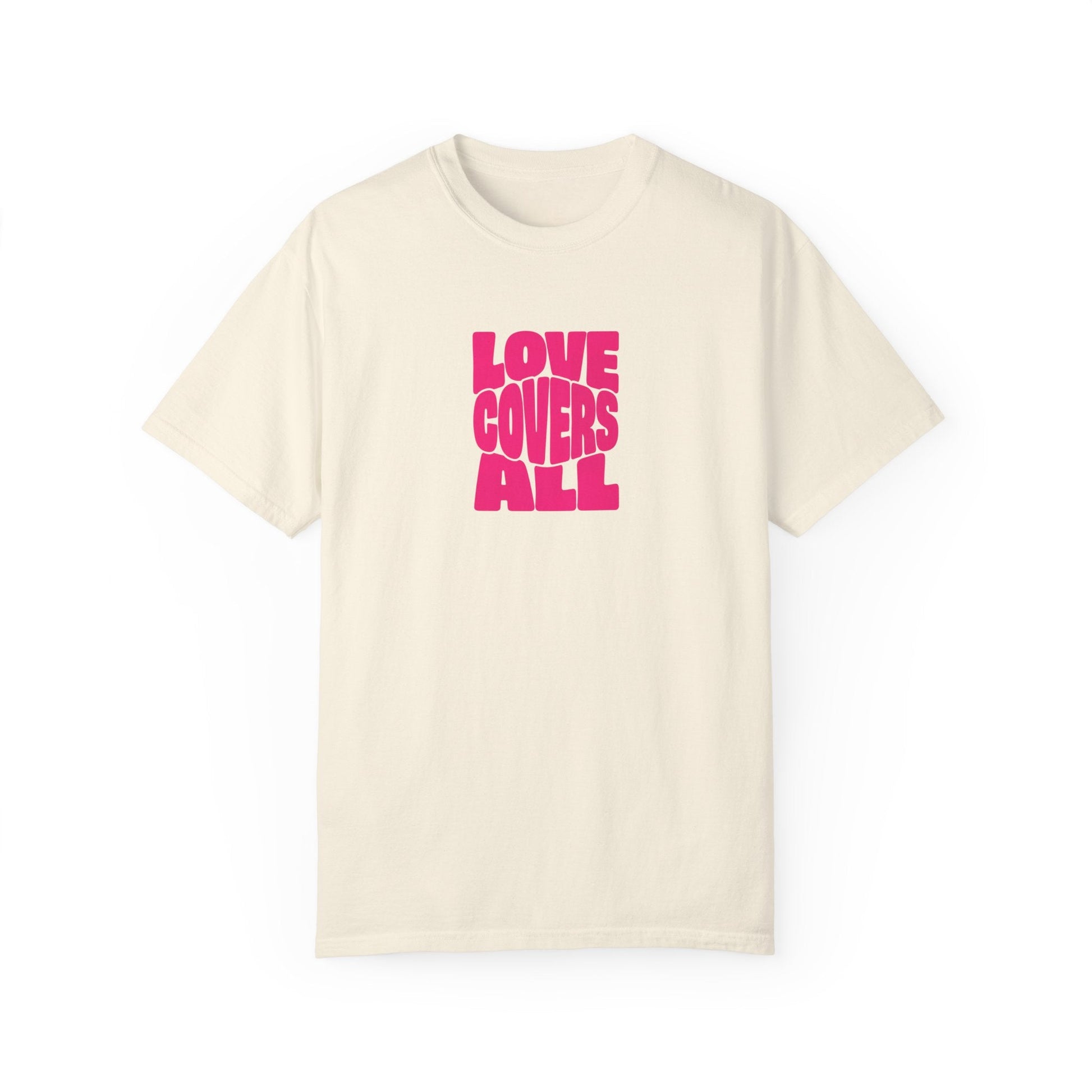Mercy & More T-Shirt Ivory / S Love Covers All Tee