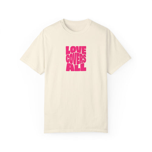 Mercy & More T-Shirt Ivory / S Love Covers All Tee