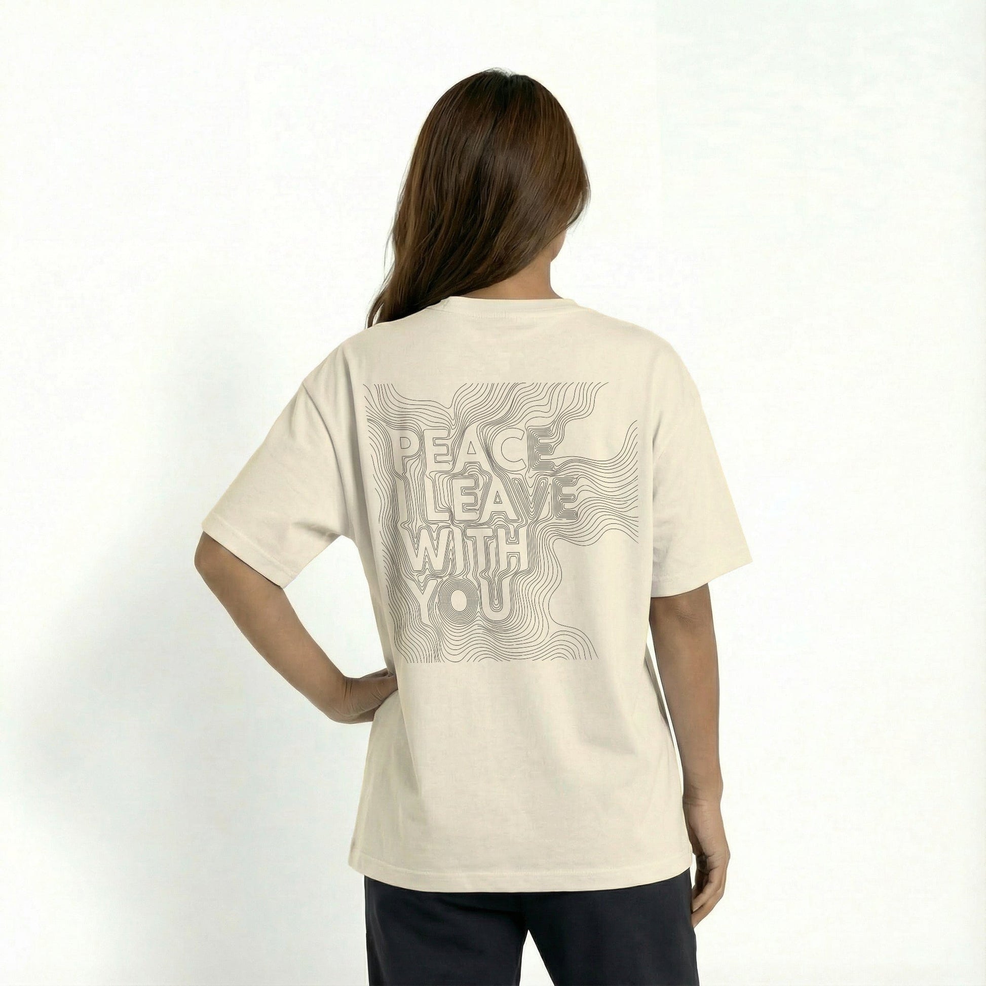 Mercy & More T-Shirt Ivory / S Peace I Leave With You Tee