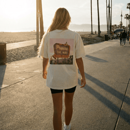 Mercy & More T-Shirt Ivory / S Prepare The Way Tee