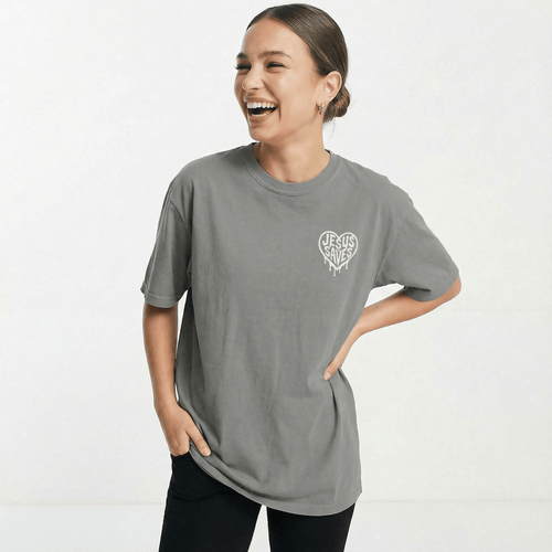 Mercy & More T-Shirt Jesus Saves Heavyweight Tee