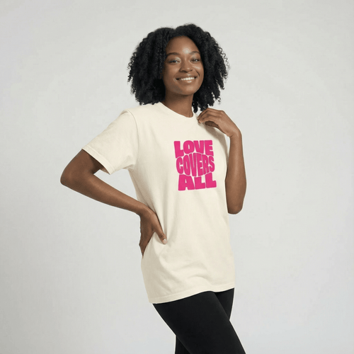 Mercy & More T-Shirt Love Covers All Tee