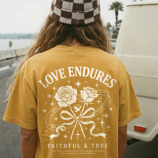 Mercy & More T-Shirt Love Endures Tee