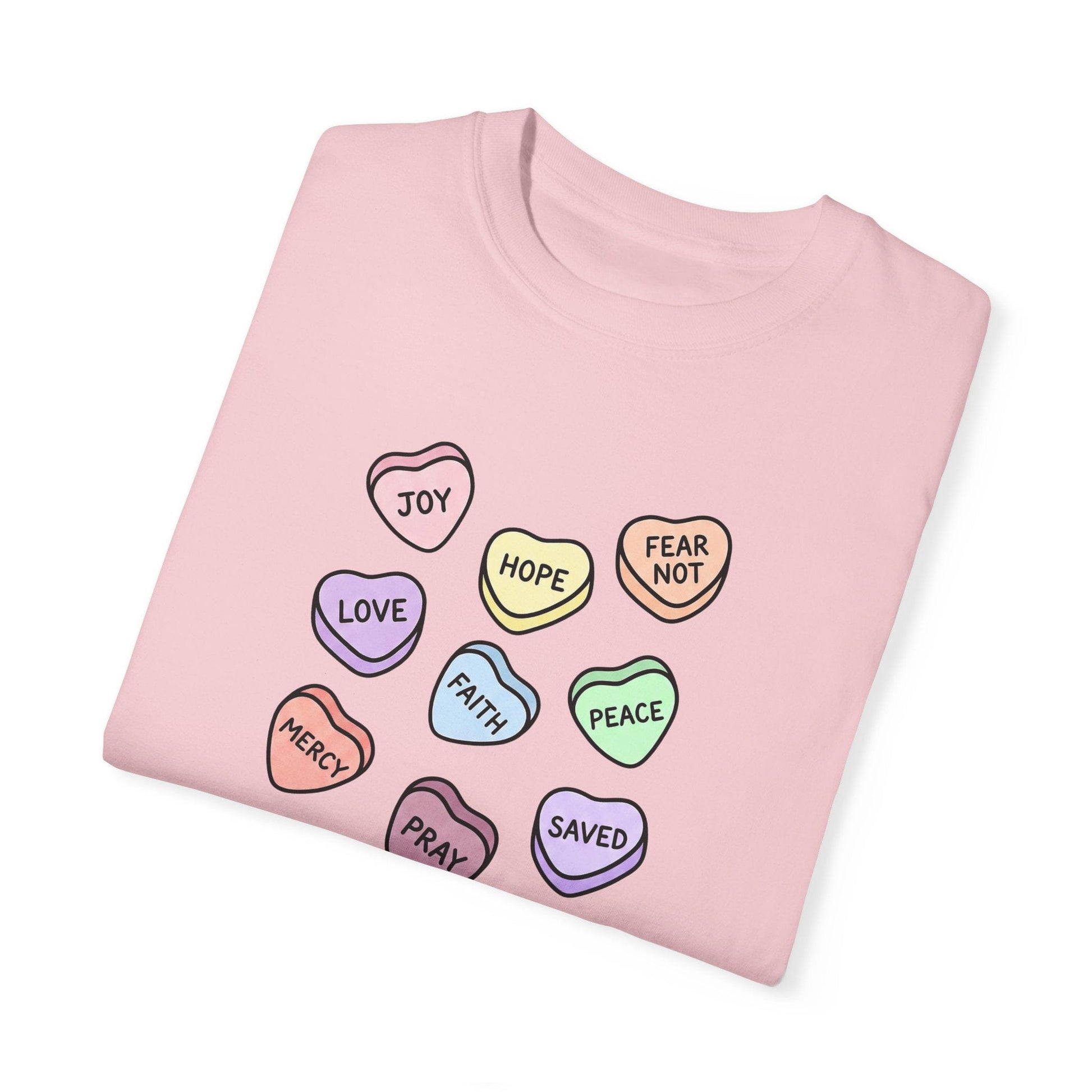 Mercy & More T-Shirt Love Hearts Heavyweight Tee