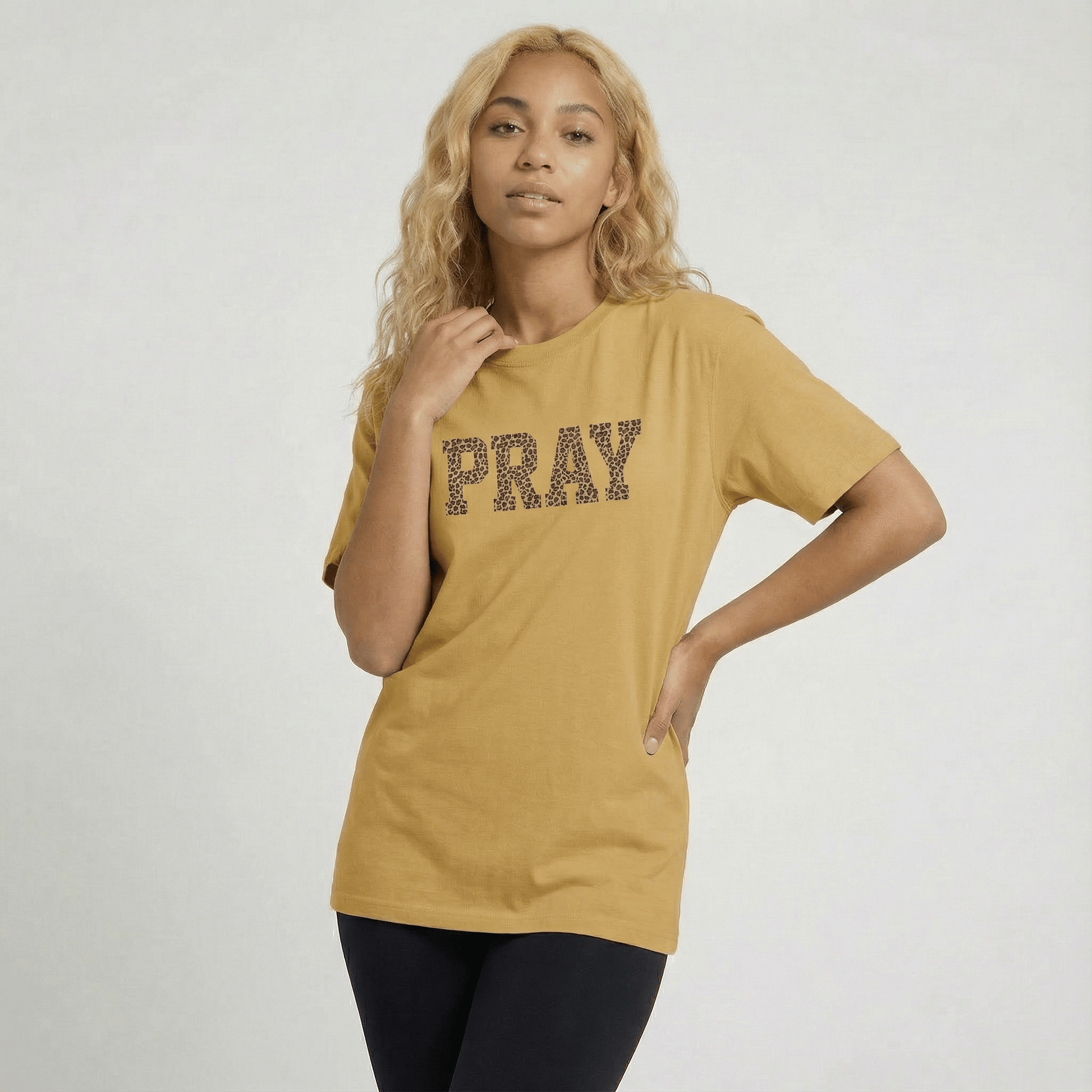 Mercy & More T-Shirt Mustard / S PRAY Tee