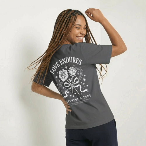 Mercy & More T-Shirt Pepper / S Love Endures Tee