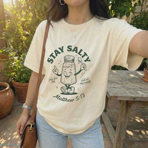 Mercy & More T-Shirt Stay Salty Tee