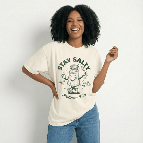 Mercy & More T-Shirt Stay Salty Tee