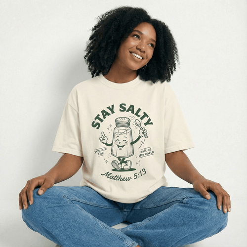Mercy & More T-Shirt Stay Salty Tee