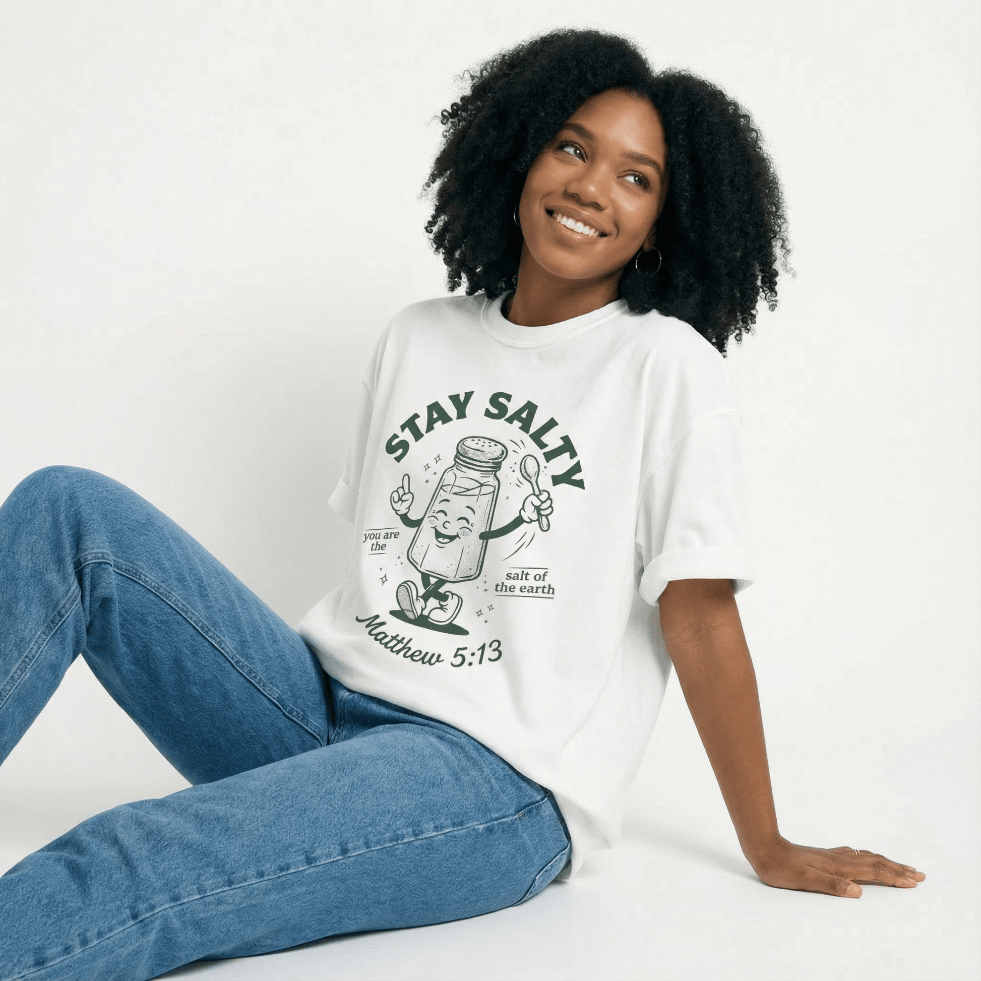 Mercy & More T-Shirt Stay Salty Tee