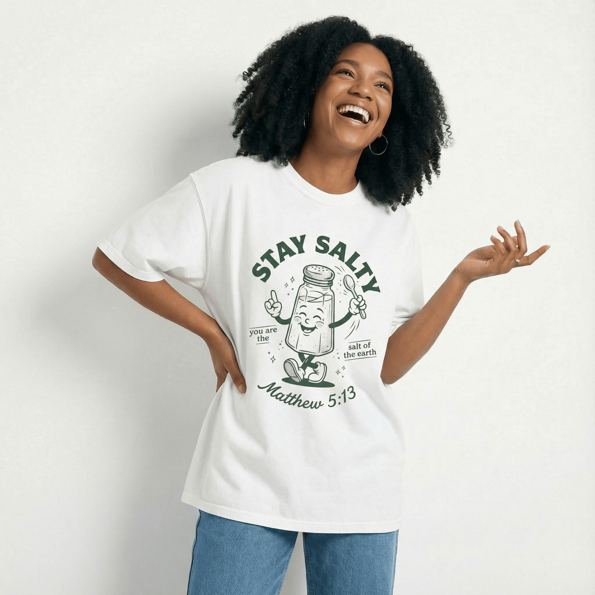 Mercy & More T-Shirt Stay Salty Tee