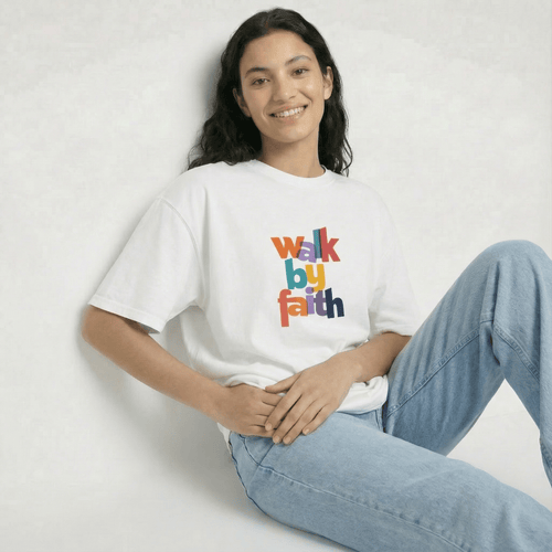Mercy & More T-Shirt Walk By Faith Tee