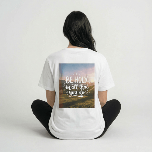 Mercy & More T-Shirt White / S Be Holy Tee