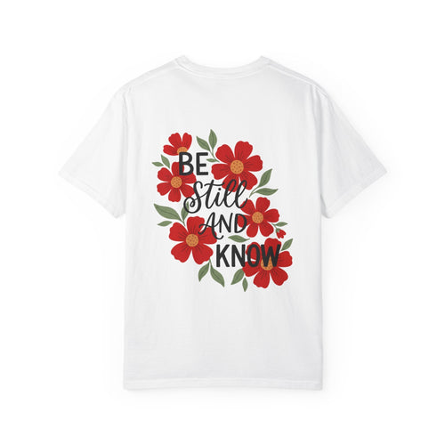 Mercy & More T-Shirt White / S Be Still And Know Tee