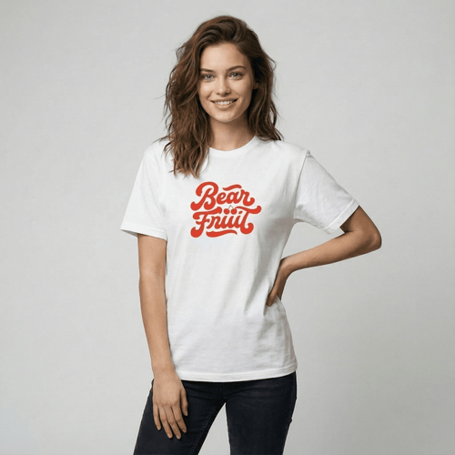 Mercy & More T-Shirt White / S Bear Fruit Cherry Tee
