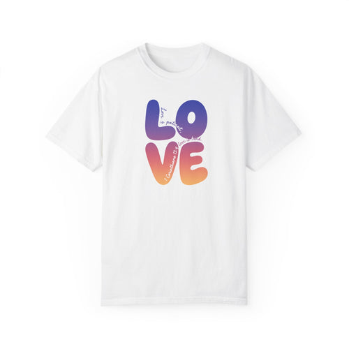 Mercy & More T-Shirt White / S Corinthians Love Heavyweight Tee