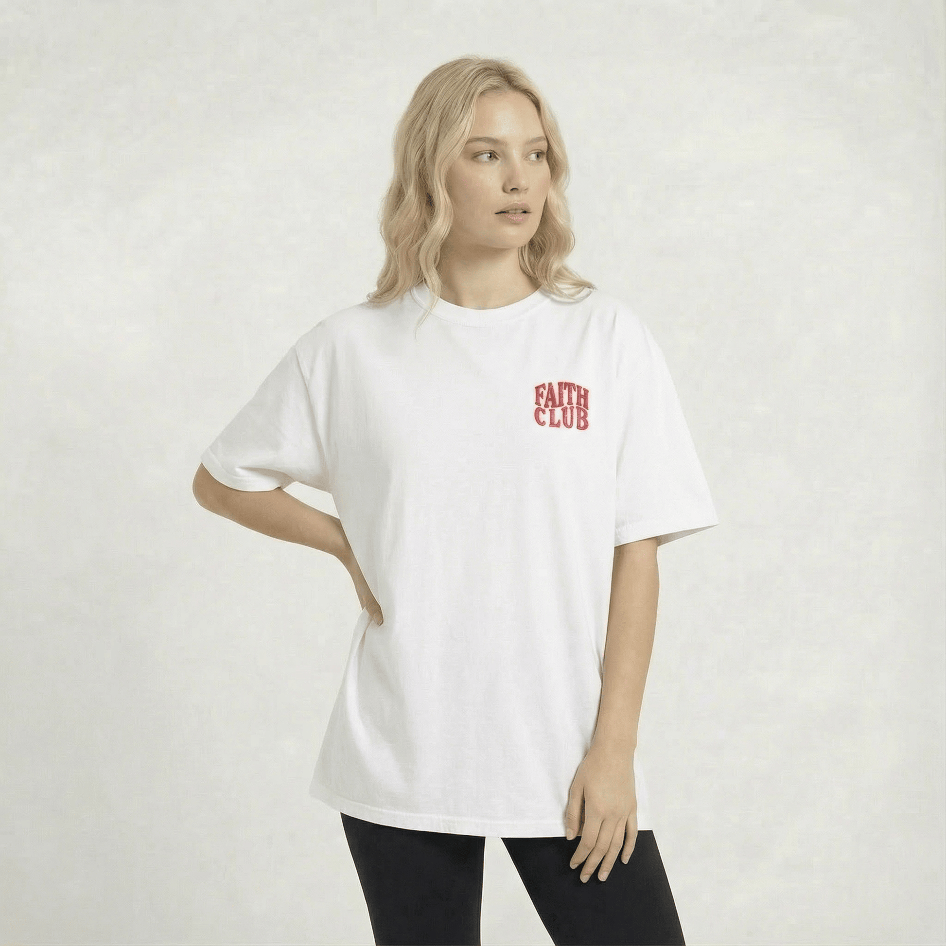 Mercy & More T-Shirt White / S Faith Club Tee
