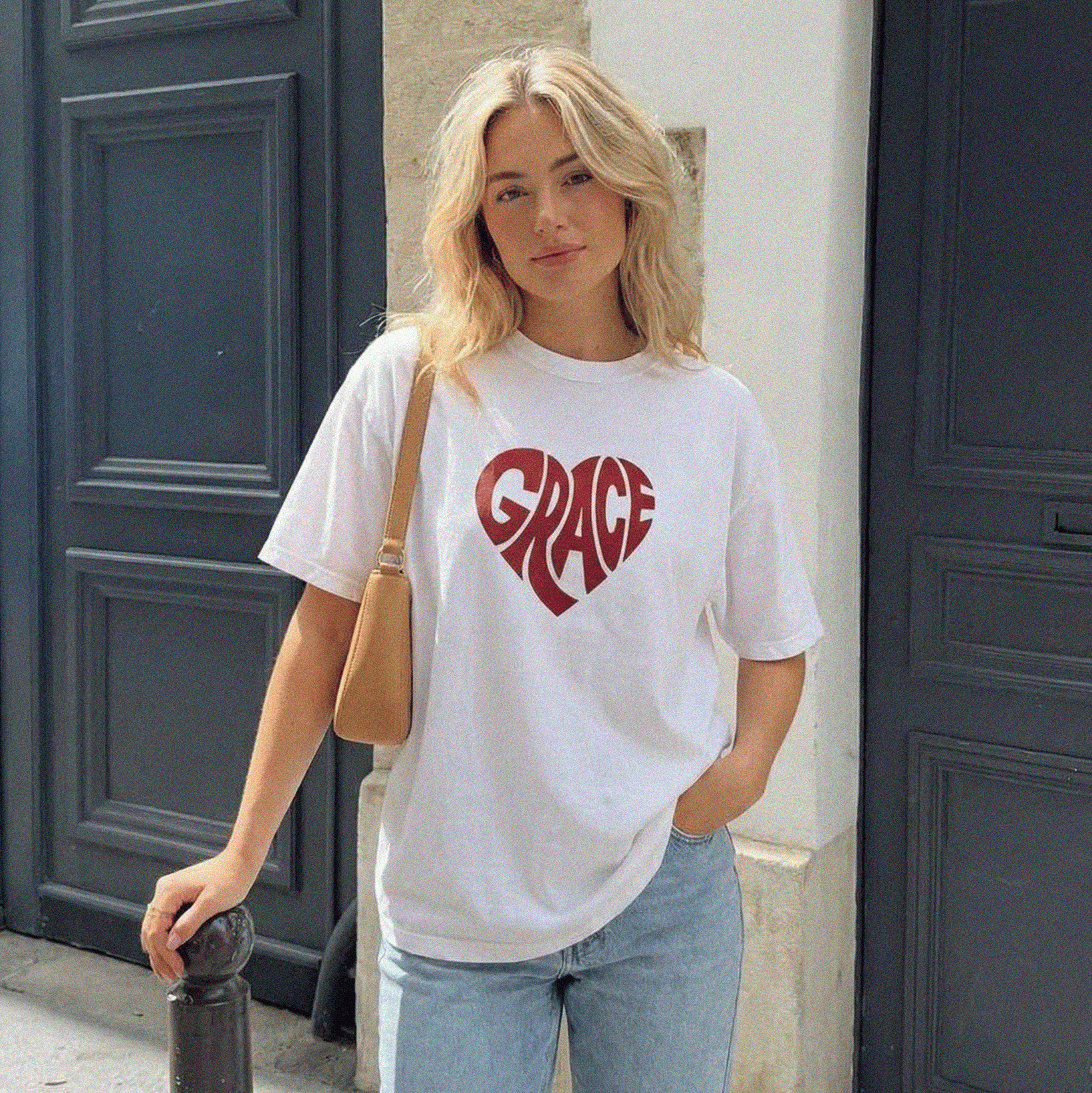 Mercy & More T-Shirt White / S Grace Tee
