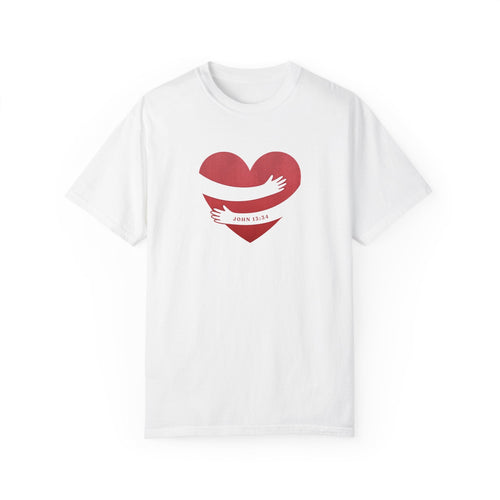 Mercy & More T-Shirt White / S Heart Hug Heavyweight Tee