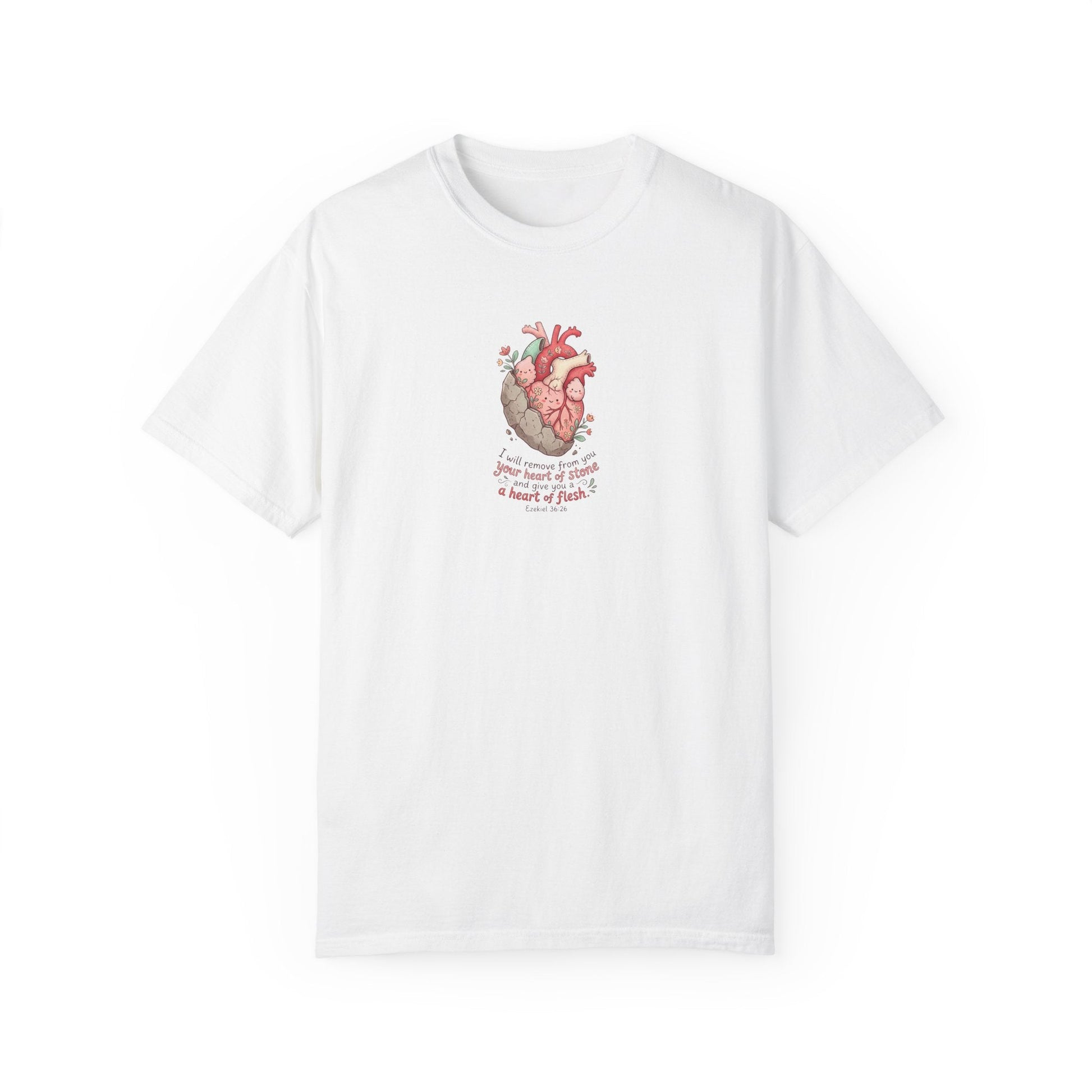 Mercy & More T-Shirt White / S Heart Of Flesh Tee