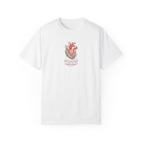 Mercy & More T-Shirt White / S Heart Of Flesh Tee