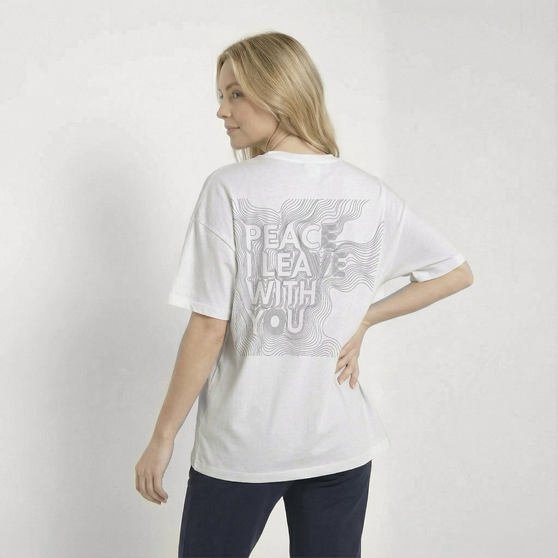 Mercy & More T-Shirt White / S Peace I Leave With You Tee
