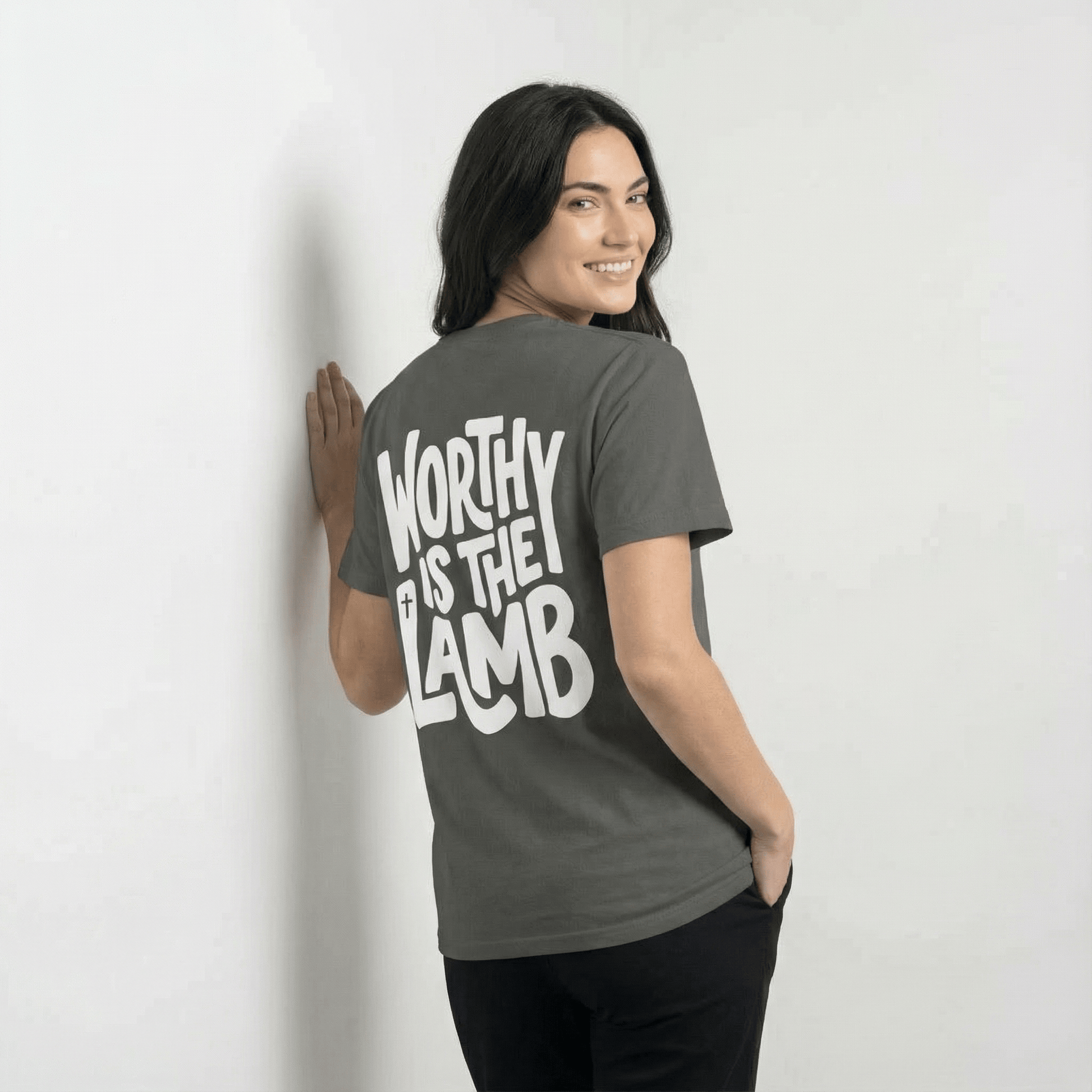 Mercy & More T-Shirt Worthy Is The Lamb Tee