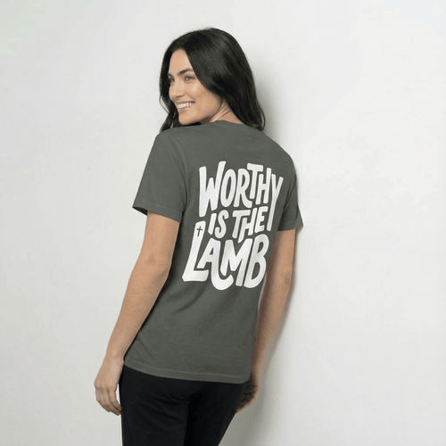 Mercy & More T-Shirt Worthy Is The Lamb Tee