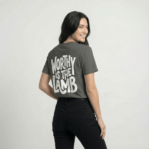 Mercy & More T-Shirt Worthy Is The Lamb Tee