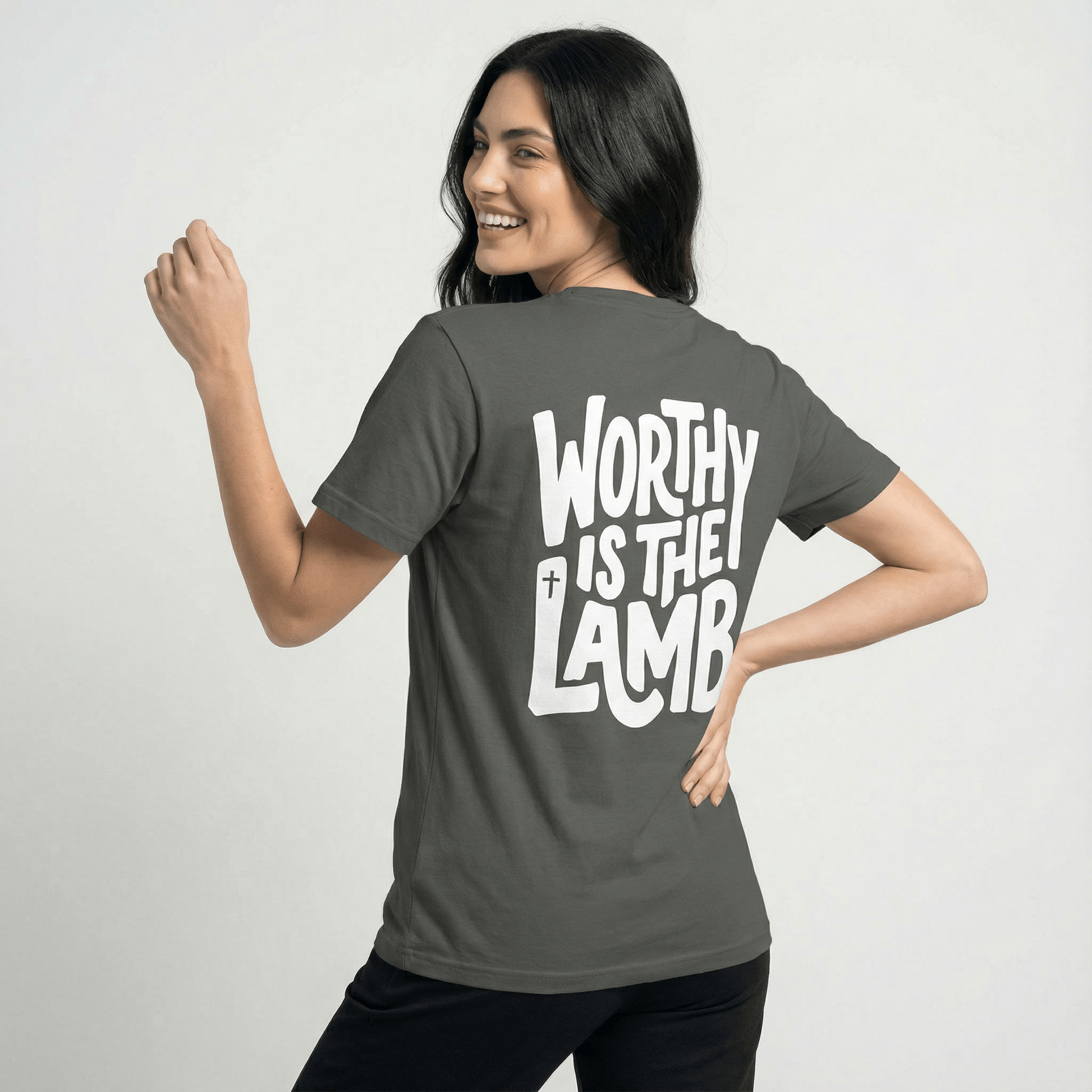 Mercy & More T-Shirt Worthy Is The Lamb Tee