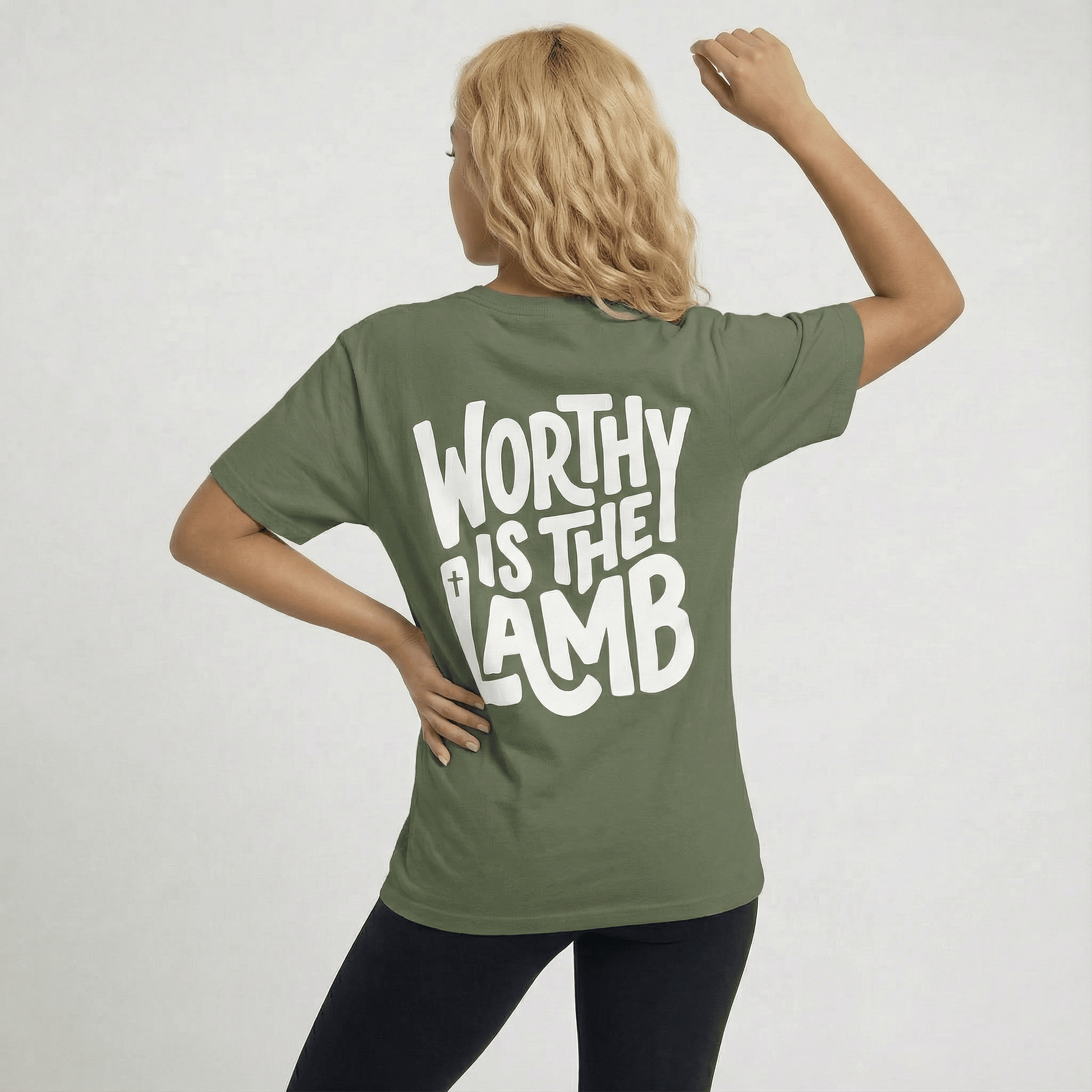 Mercy & More T-Shirt Worthy Is The Lamb Tee