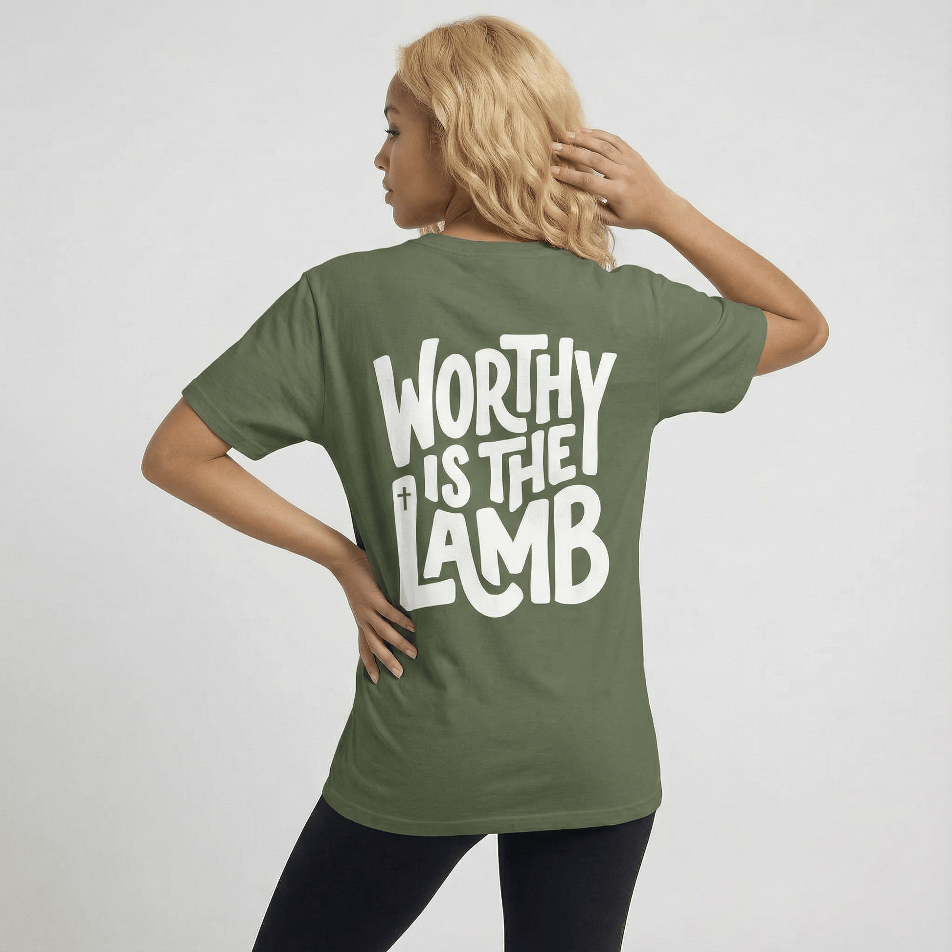 Mercy & More T-Shirt Worthy Is The Lamb Tee
