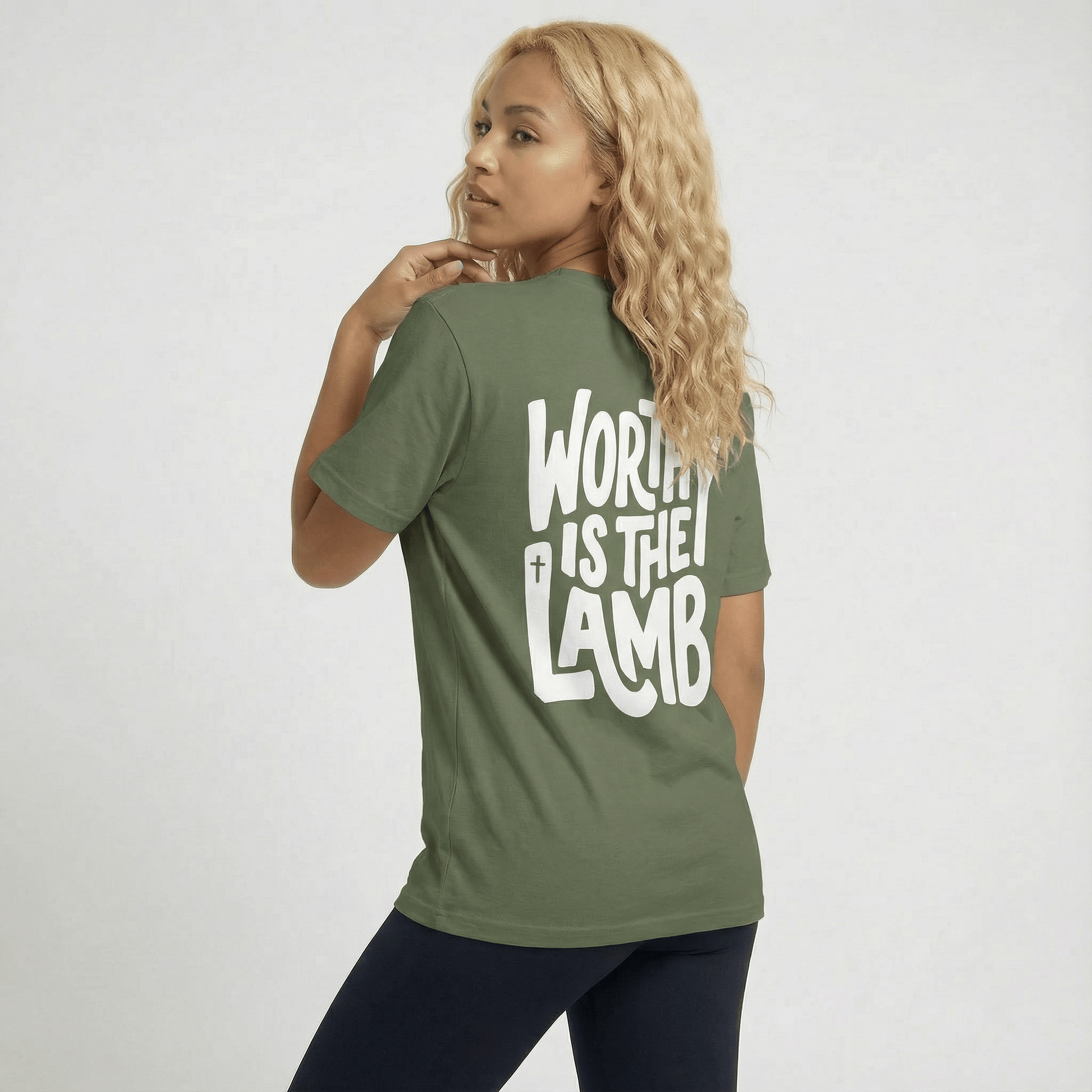 Mercy & More T-Shirt Worthy Is The Lamb Tee