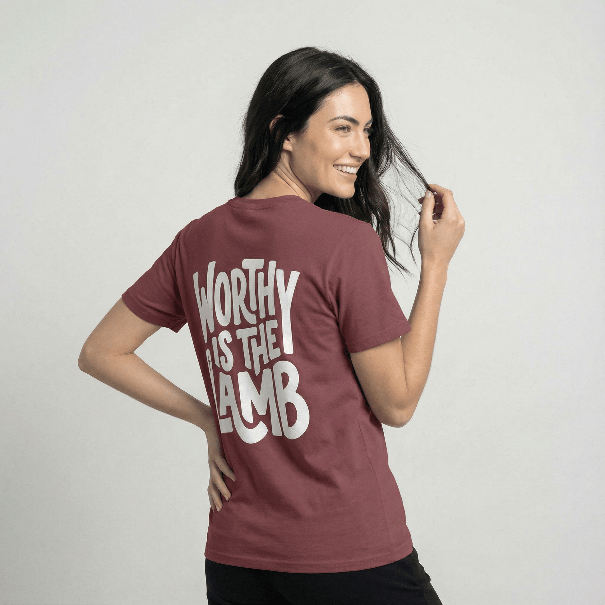 Mercy & More T-Shirt Worthy Is The Lamb Tee