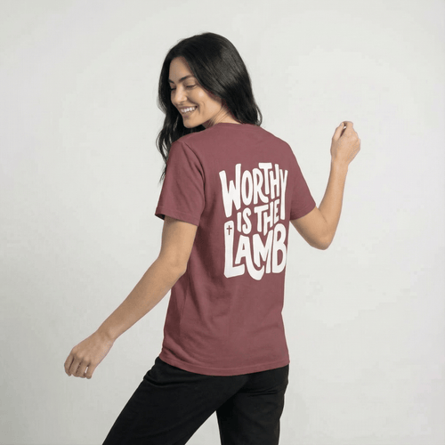 Mercy & More T-Shirt Worthy Is The Lamb Tee