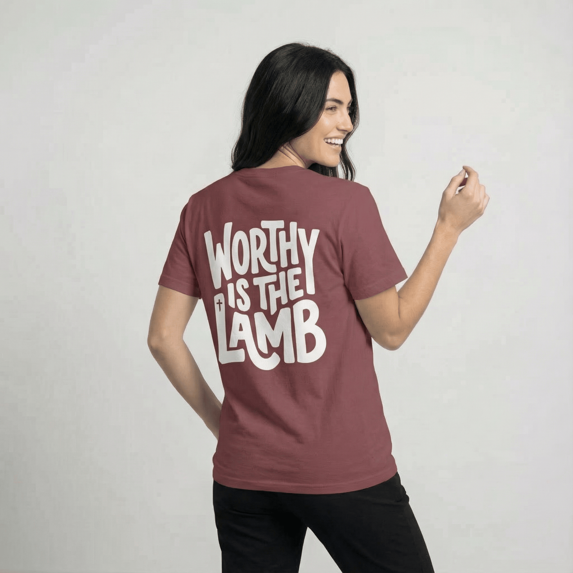 Mercy & More T-Shirt Worthy Is The Lamb Tee