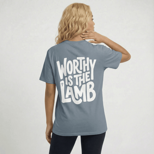 Mercy & More T-Shirt Worthy Is The Lamb Tee