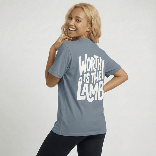 Mercy & More T-Shirt Worthy Is The Lamb Tee