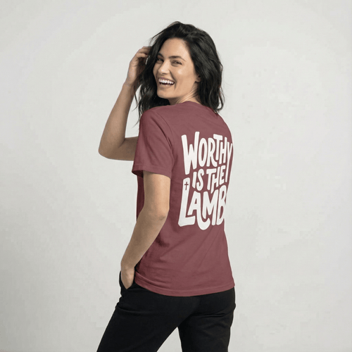 Mercy & More T-Shirt Worthy Is The Lamb Tee