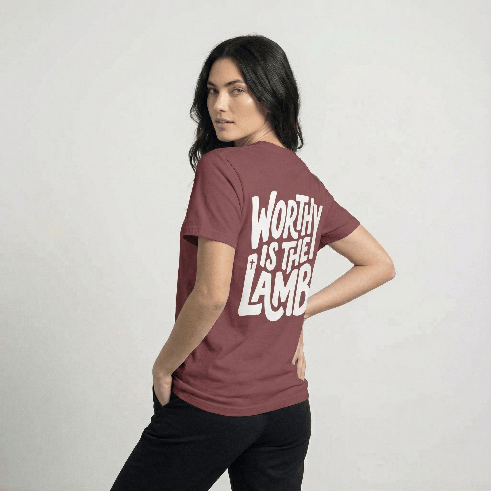 Mercy & More T-Shirt Worthy Is The Lamb Tee