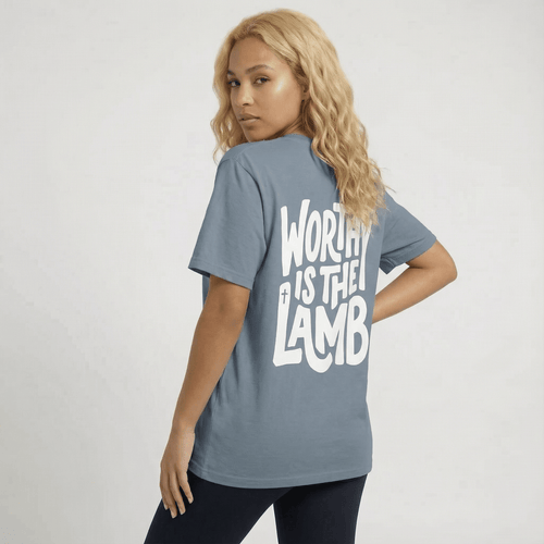 Mercy & More T-Shirt Worthy Is The Lamb Tee